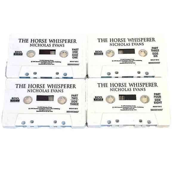 The Horse Whisperer Audio Book 4 Cassettes Western Nicholas Evans Redford Coyote - Picture 4 of 10